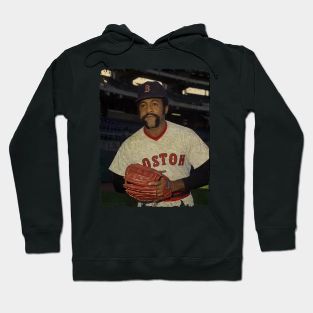 Luis Tiant in Boston Red Sox Hoodie by PESTA PORA